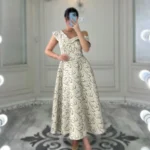 پیراهن میدی ژاکارد کد 4031030