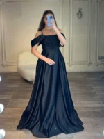 ماکسی آف شولدر بالا کار شده کد 3305