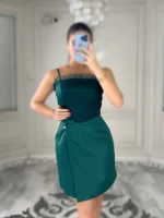 پیراهن کوتاه بالا پلیسه کد 4032027 - Image 3