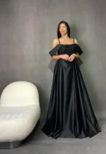 ماکسی آف شولدر بالا کار شده کد 3305 - Image 4
