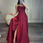 ماکسی دکلته ساتن کد P47