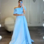 ماکسی سرشانه گل کد 3284