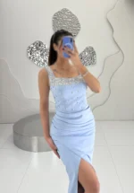 میدی نگین دار کرپ کد 2476 - Image 11