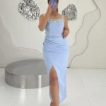 میدی نگین دار کرپ کد 2476