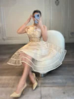 پیراهن عروسکی آرگانزا کد AA81 - Image 2