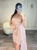 پیراهن کوتاه شالدار کد 2900 - Image 5