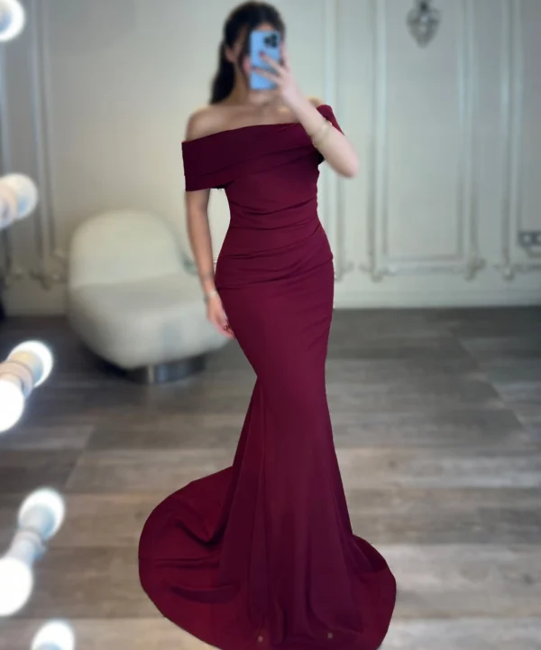 ماکسی یقه قایقی کد R75