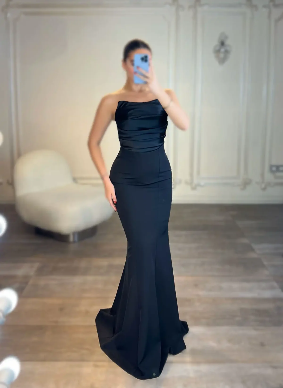 ماکسی بالا ساتن دو رنگ کد 2784 - Image 1