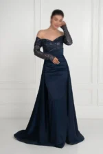 ماکسی بالا پولک پایین ساتن کد y89/1 - Image 11