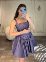 پیراهن کوتاه پایین پفی کد 4032053 - Image 3