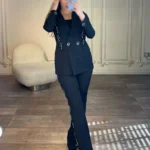 کت شلوار سنگدوزی کد 11082