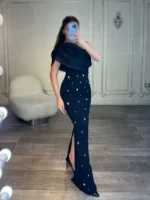 ماکسی کرپ بالا تور کد 11090 - Image 2