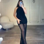 تاپ و شلوار دانتل کد 4035008