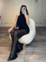 تاپ و شلوار دانتل کد 4035008 - Image 3
