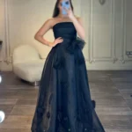 ماکسی دامن شیشه ای گل کد 2951