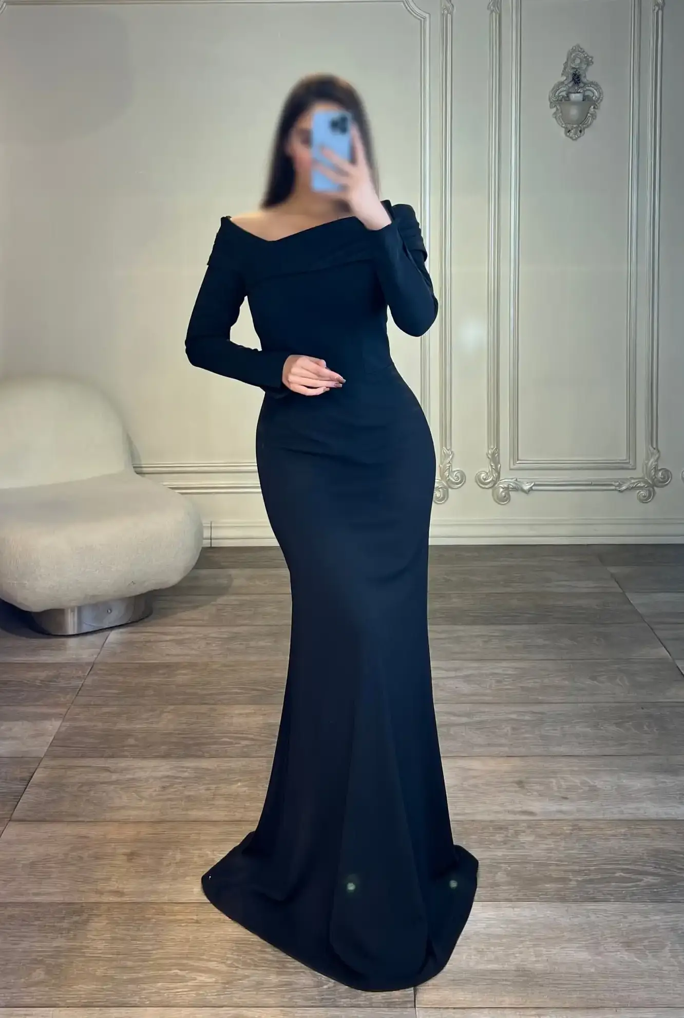 IMG_3258ph ماکسی آستین دار کد 2983 - Image 1