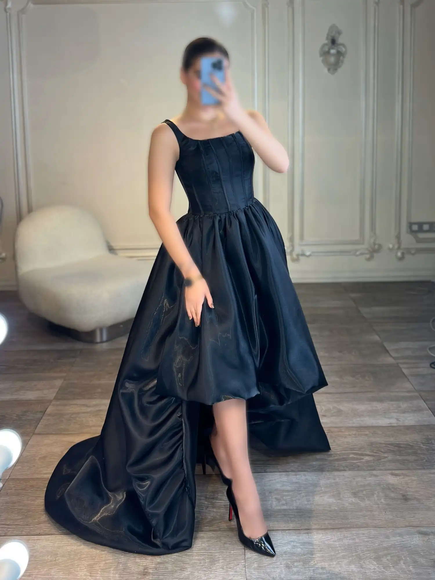 IMG_8170 ماکسی جلو کوتاه فنر دوزی کد AA49 - Image 1