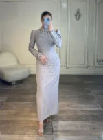 ماکسی پوشیده سنگ کار شده کد 2718