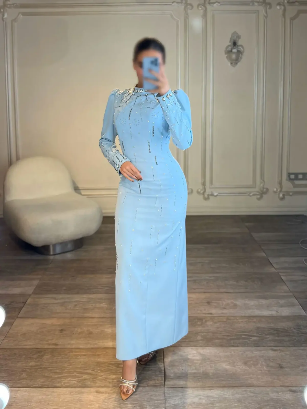 ماکسی پوشیده سنگ کار شده کد 2718 - Image 3