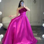 ماکسی یقه گلدار رومی کد Y75