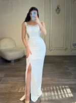 ماکسی بغل باز نگین کرپ کد 11085