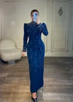 ماکسی پوشیده سنگ کار شده کد 2718 - Image 8