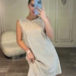 پیراهن کوتاه براق کد 2982