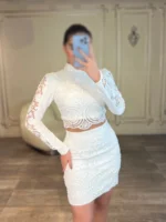 شومیز دامن کد 4036007 - Image 5