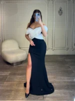 ماکسی با حریر ضربدری کد AA51 - Image 4