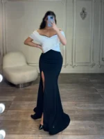 ماکسی با حریر ضربدری کد AA51 - Image 2