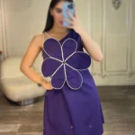 پیراهن کوتاه گل درشت کد Z09