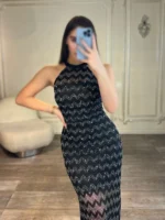 پیراهن بافت ریز کد 4031001 - Image 5