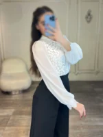 شومیز گیپور کد 4034021 - Image 3