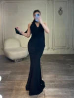 ماکسی یقه هفت ساده کد 2653