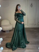 ماکسی بالا پولک پایین ساتن کد y89/1 - Image 5