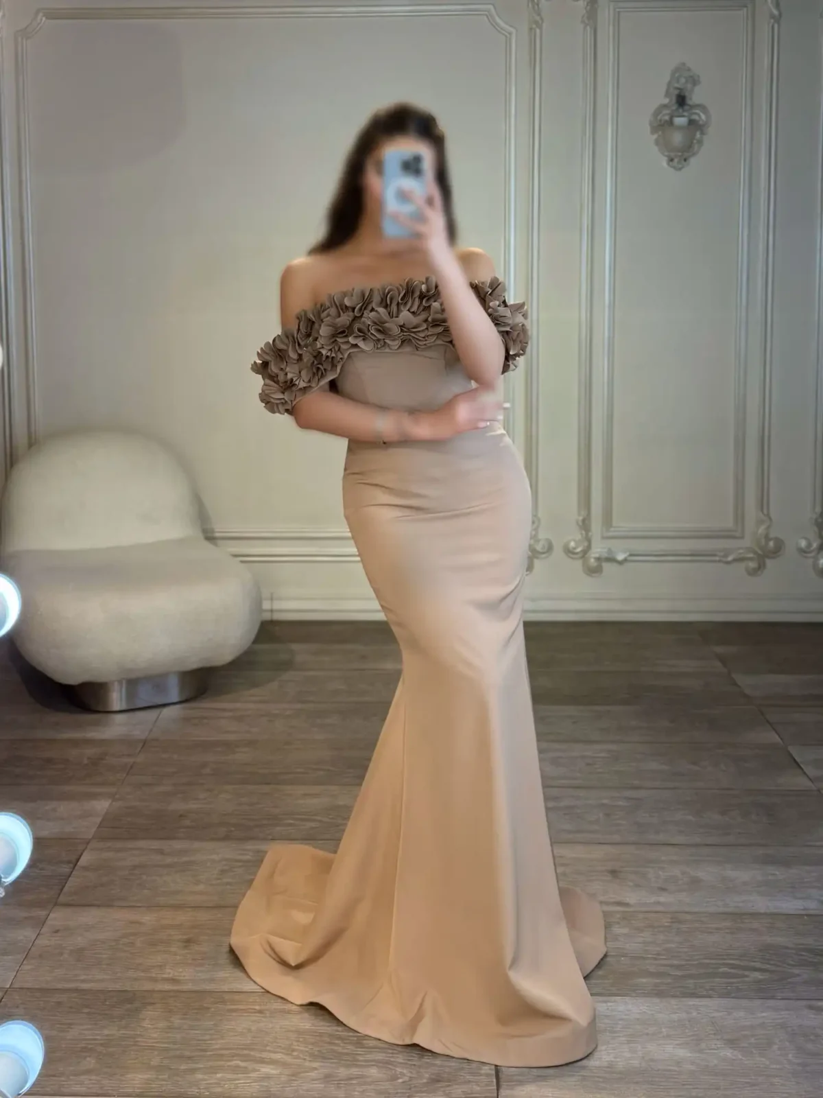 ماکسی یقه گل کد Y71 - Image 1