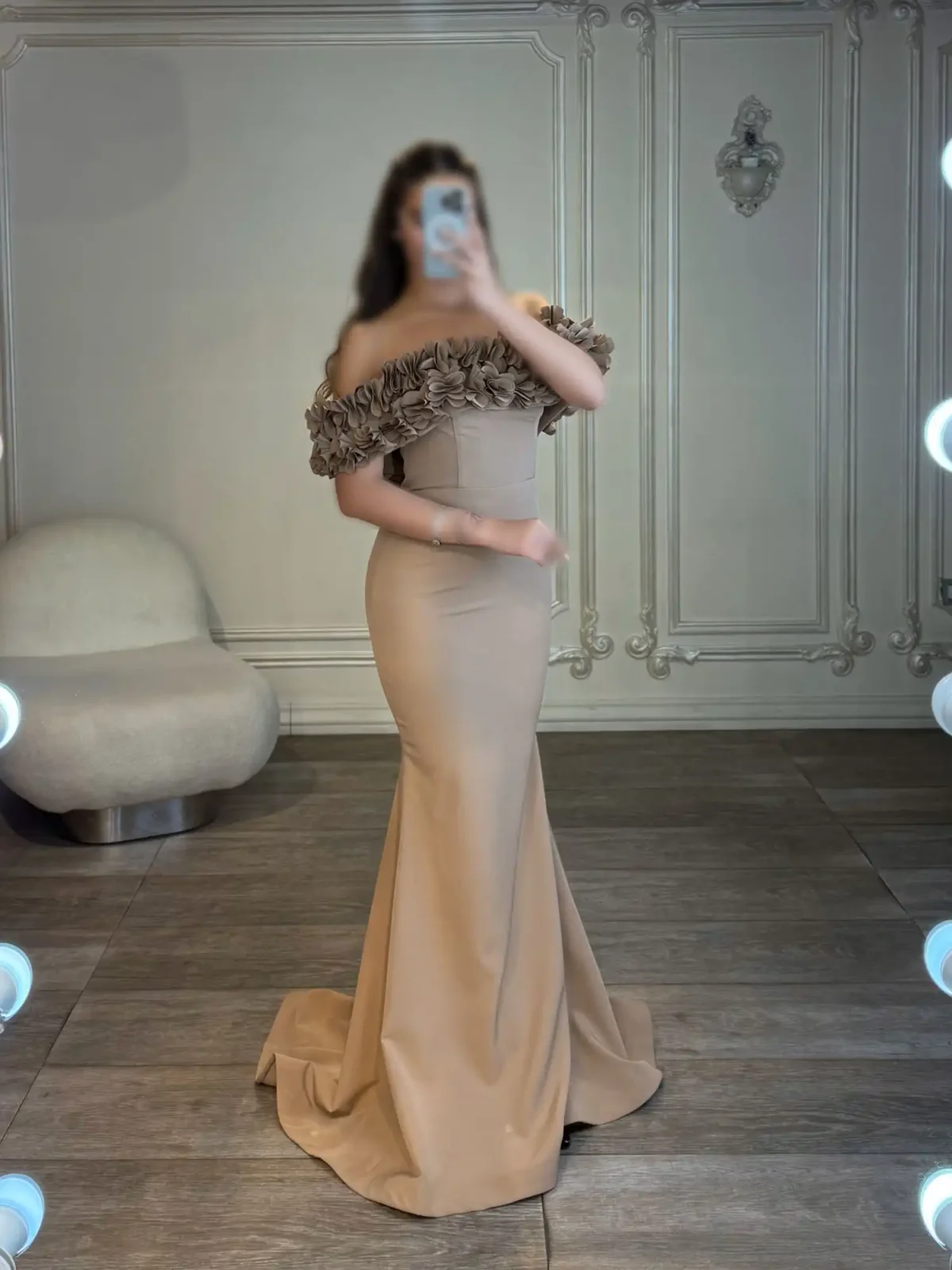 ماکسی یقه گل کد Y71 - Image 3