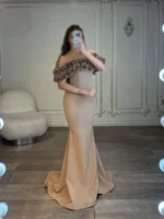 ماکسی یقه گل کد Y71 - Image 3