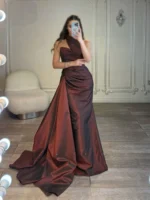 ماکسی تافته یقه رومی کد T61/2 - Image 2