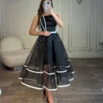 میدی دکلته 2 رنگ مرواریدی کد AB48