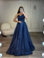 ماکسی دکلته تافته کد Z07 - Image 2