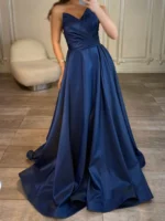 ماکسی دکلته تافته کد Z07 - Image 5