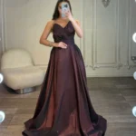 ماکسی دکلته تافته کد Z07