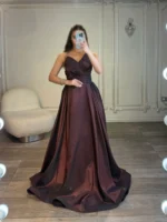 ماکسی دکلته تافته کد Z07