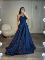 ماکسی دکلته تافته کد Z07 - Image 4