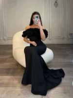 ماکسی یقه گل کد Y71 - Image 4