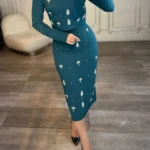 کراپ دامن سنگدوزی کد AB82