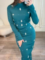 کراپ دامن سنگدوزی کد AB82 - Image 2