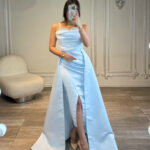 ماکسی پشت بلند ساتن آمریکایی کد 2750