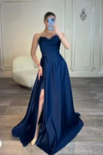 ماکسی دکلته ساتن کد P47 - Image 6